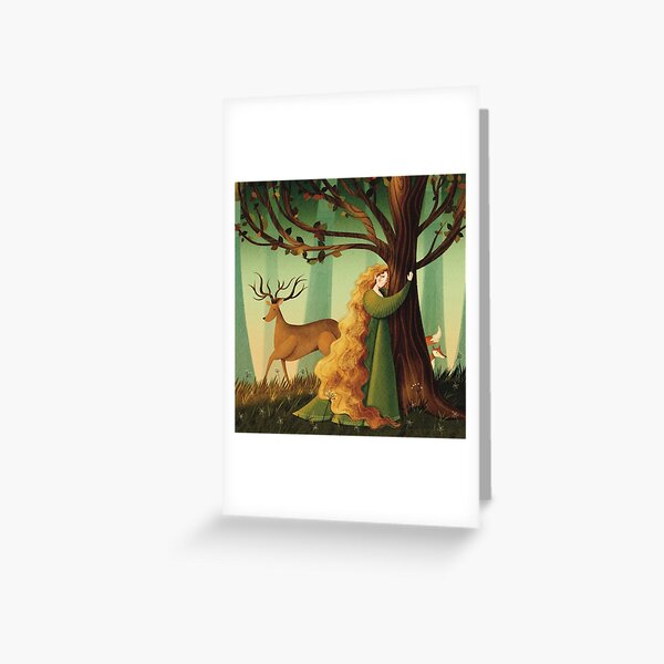  3D LiveLife Greeting Card - Emerald Forest from