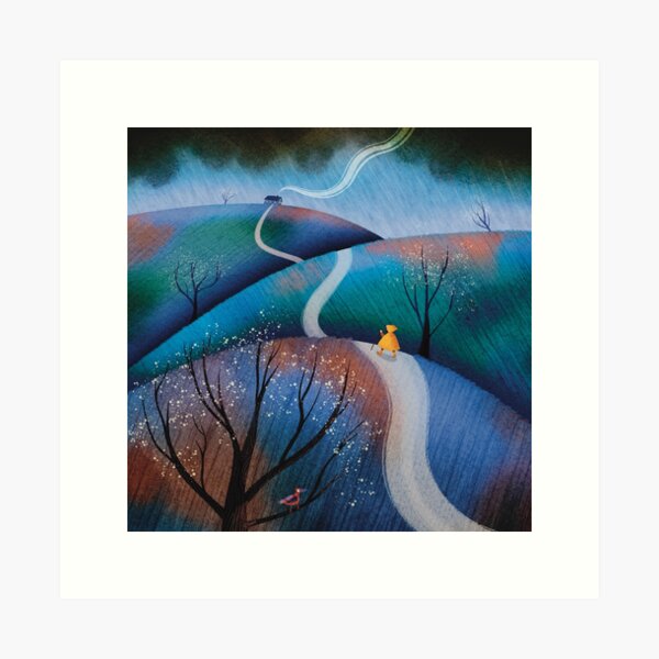 Item preview, Walking Home designed and sold by Marta Pilosio Illustration.
