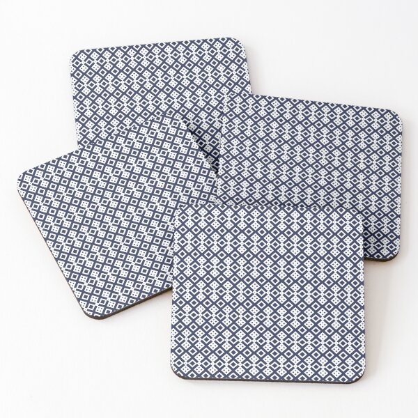 Item preview, Modern Bliss - Navy Geometry designed and sold by Looming Lines.