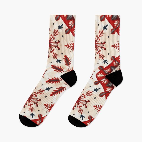 Item preview, Black and Red Snowflake Graphic Design designed and sold by AgathaZolastore.