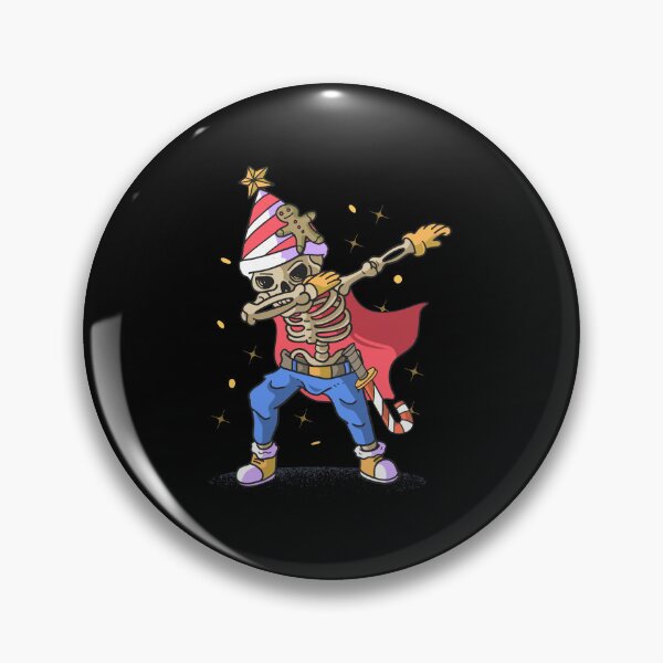 Artikelvorschau, Dabbing Santa Skeleton Weihnachten entworfen und verkauft von AquaCreative.