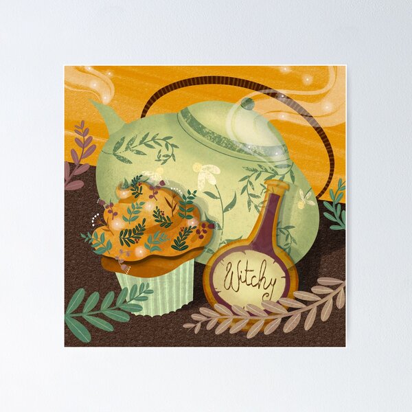 Item preview, Witchy Tea designed and sold by Marta Pilosio Illustration.