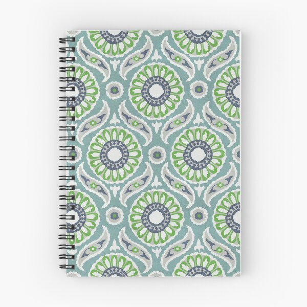 Item preview, Geometric Pattern - Fresh Green & Soft Blue designed and sold by Sarah Thorpe Designs .