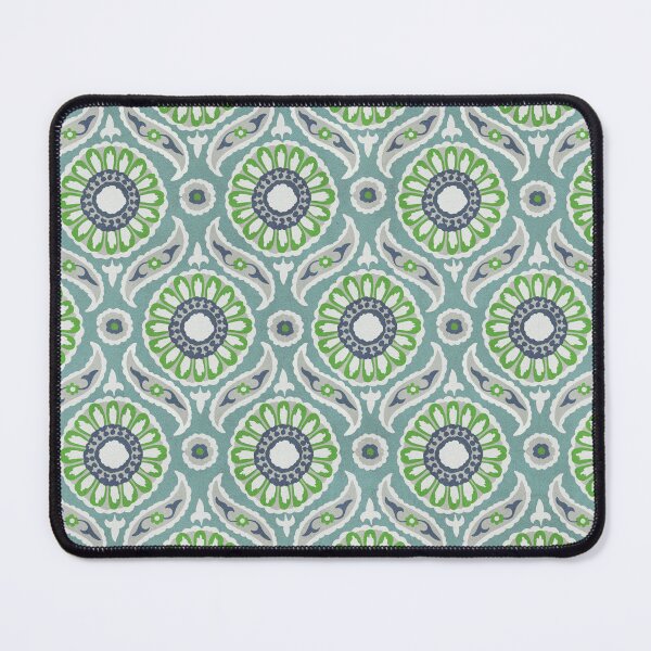 Item preview, Geometric Pattern - Fresh Green & Soft Blue designed and sold by Sarah Thorpe Designs .