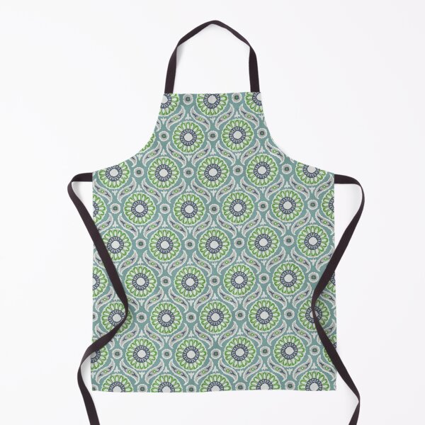 Item preview, Geometric Pattern - Fresh Green & Soft Blue designed and sold by Sarah Thorpe Designs .