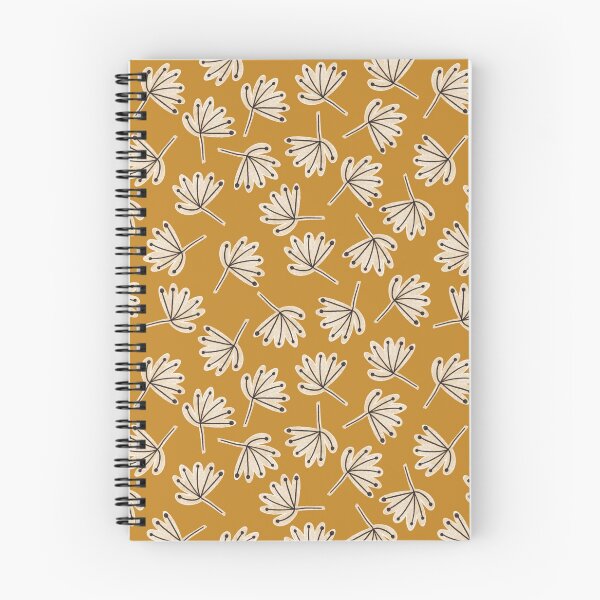 Item preview, Dancing Twigs pattern on yellow background designed and sold by karousel.