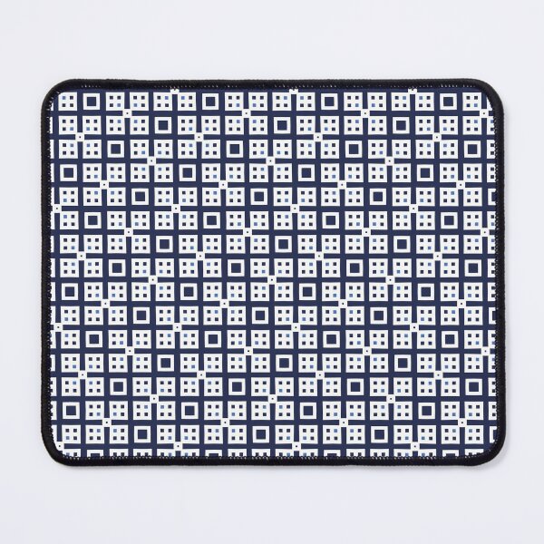 Item preview, Navy Splendor in Square Symmetrical Pattern designed and sold by Looming Lines.