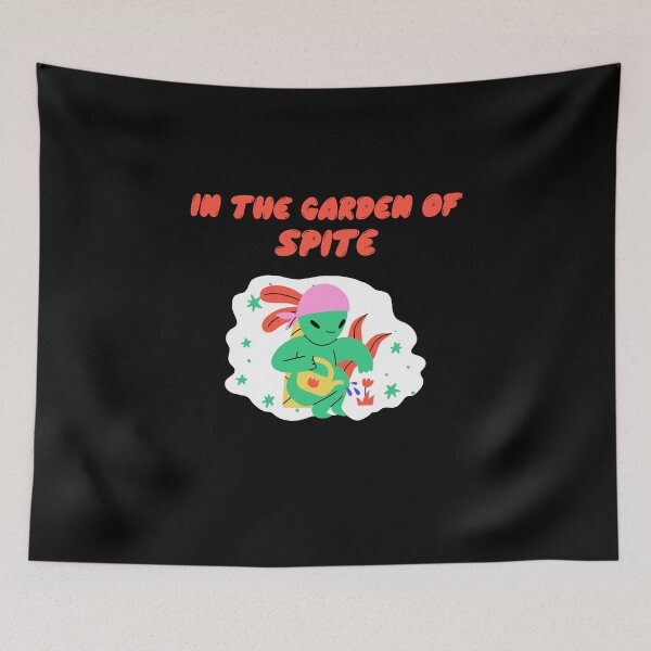 Item preview, In the garden of spite watering plants flowers ninja fire burning live love laugh sarcastic quote designed and sold by ArtisanTeeShop.