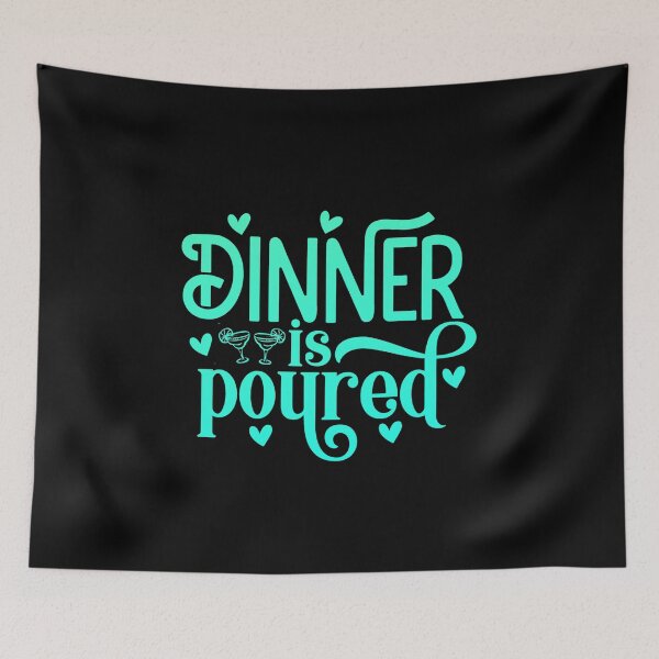 Item preview, Dinner is Poured: Romantic Margarita Vibes by the Beach designed and sold by Sun Sand & Sea Art.