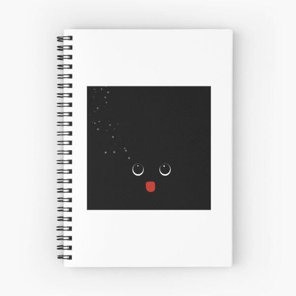 Item preview, Black silly cat (with stars) designed and sold by nadsodrawing.