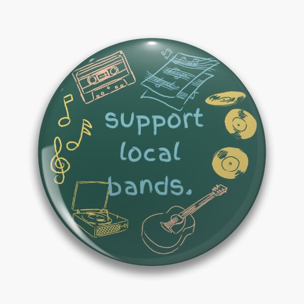 Item preview, support local bands  designed and sold by indiegirlidiot.