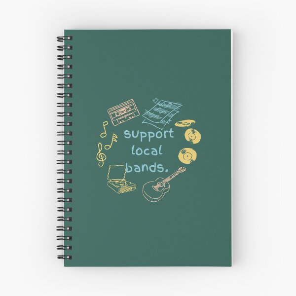 Item preview, support local bands  designed and sold by indiegirlidiot.