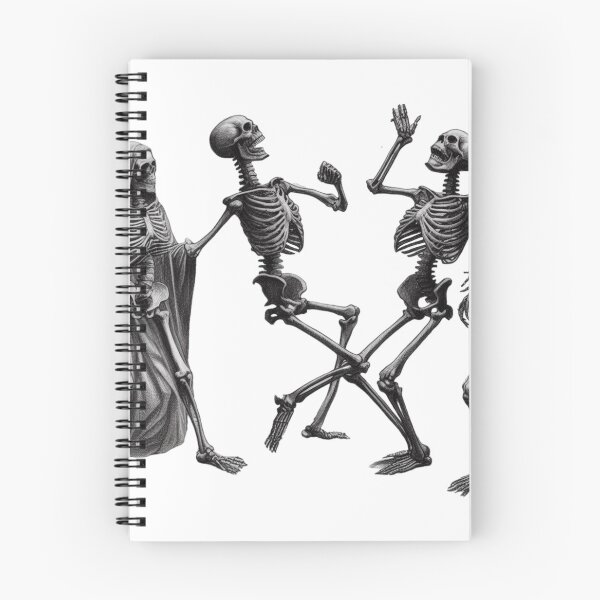 Item preview, Skeleton Dancing Halloween Unisex t-shirt designed and sold by CliqueOne.