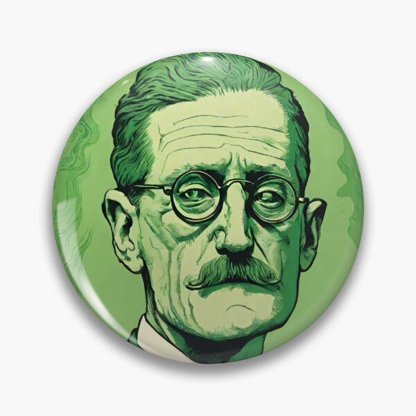 Item preview, James Joyce Snotgreen Portrait Tribute designed and sold by Promethean Fire Print Shop.