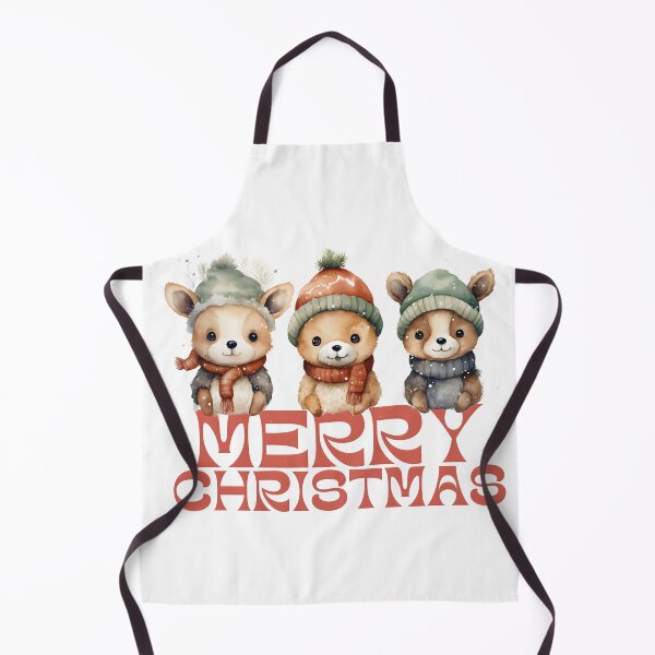 Item preview, Three Winter Animals - "Merry Christmas" designed and sold by sstudioarts.