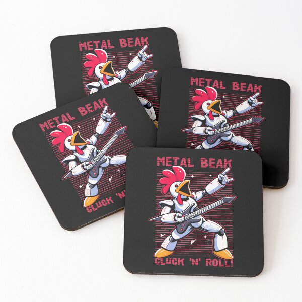 Item preview, Metal Beak Cluck 'n' Roll! designed and sold by RafaelLima7.