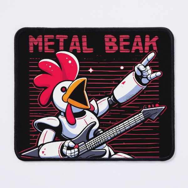 Item preview, Metal Beak Cluck 'n' Roll! designed and sold by RafaelLima7.