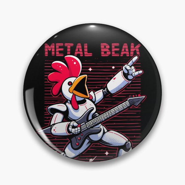 Item preview, Metal Beak Cluck 'n' Roll! designed and sold by RafaelLima7.