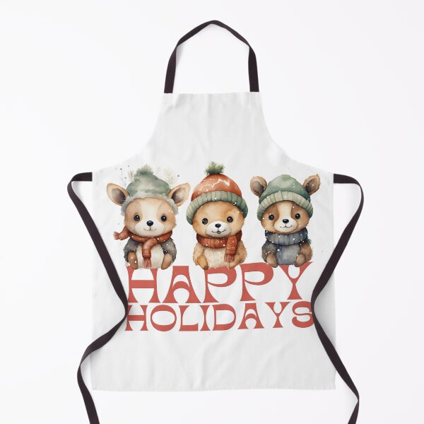 Item preview, Three Winter Animals - "Happy Holidays" designed and sold by sstudioarts.