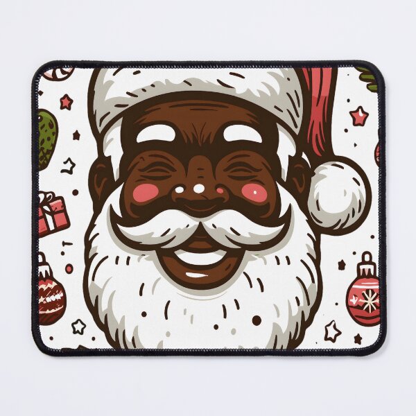 Item preview, Black Santa Christmas Merry Holiday designed and sold by KitonicTees.