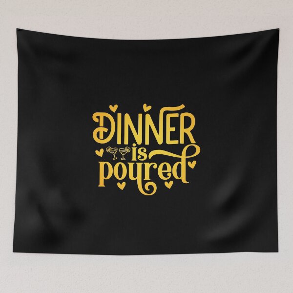 Item preview, Margarita Magic: Where Romance and Dinner Unite - Dinner Is Poured designed and sold by Sun Sand & Sea Art.