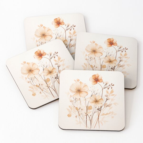 Artikelvorschau, Vintage-Blumen mit minimalistischen Pastelltönen entworfen und verkauft von ElColombianito.