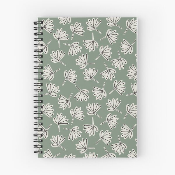 Item preview, Copy of Dancing Twigs pattern on olive background designed and sold by karousel.