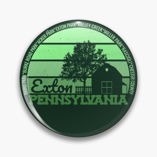Item preview, Exton Pennsylvania Sunset Retro Vintage Local Pride Logo designed and sold by CRHPOD20.