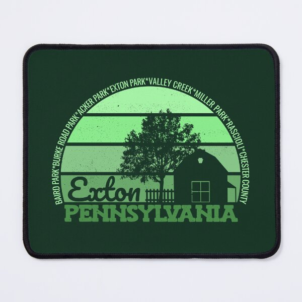 Item preview, Exton Pennsylvania Sunset Retro Vintage Local Pride Logo designed and sold by CRHPOD20.