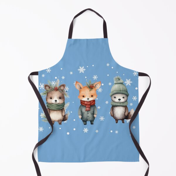 Item preview, Festive Winter Animals in the Snow designed and sold by sstudioarts.