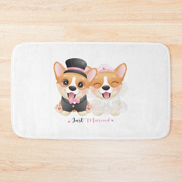 Item preview, yellow dogs on weeding, cute dogs happy weeding, dogs on weeding day designed and sold by GreyStanzione1.
