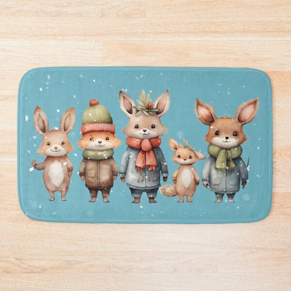 Item preview, Five Winter Winter Animals designed and sold by sstudioarts.
