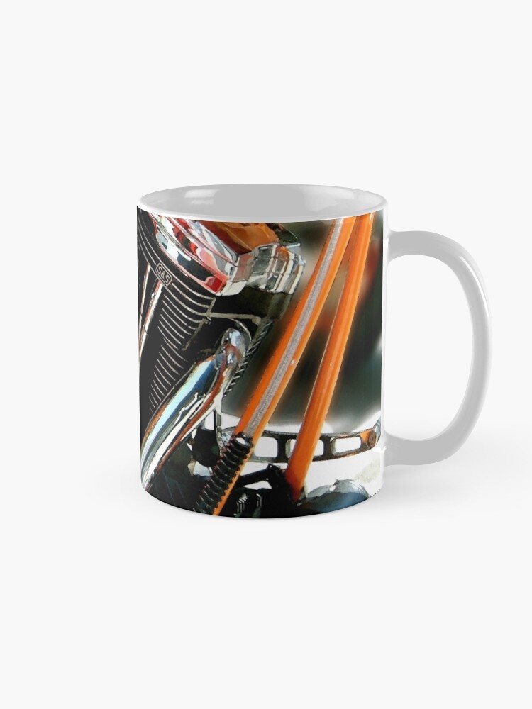 Thumbnail 5 of 6, Coffee Mug, Flames and Chrome designed and sold by George Webber.