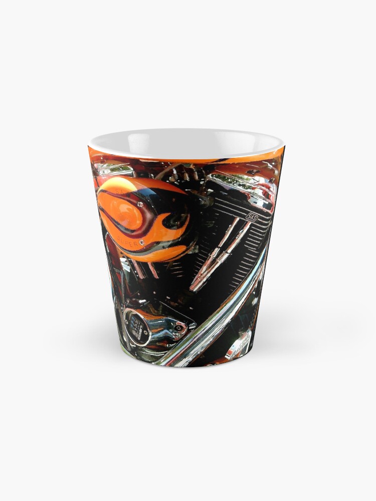 Alternate view of Flames and Chrome Mug