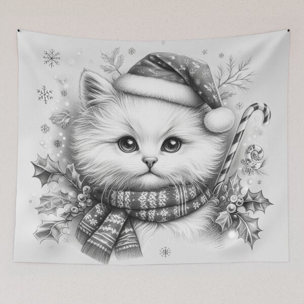 Item preview, Merry Christmas Meow V.2 designed and sold by VANWANSHOP.