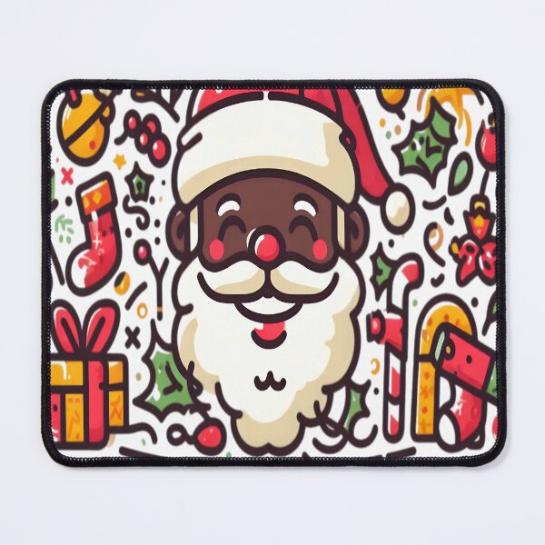 Item preview, Black Santa Claus Christmas Merry designed and sold by KitonicTees.