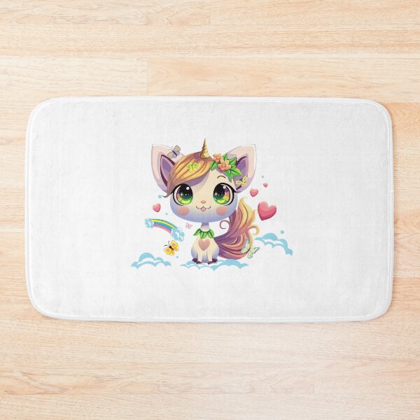 Item preview, cute cat with unicorn horn, beautiful cat with unicorn horn, cat with unicorn decoration  designed and sold by GreyStanzione1.