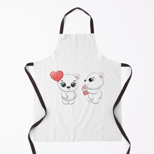 Item preview, polar bear giving gift, polar bear couple on valentine’s day, polar bear on valentine’s day designed and sold by GreyStanzione1.