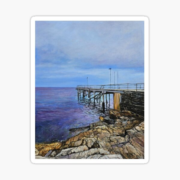 Item preview, The Silent Jetty designed and sold by ChristineDavisArt.