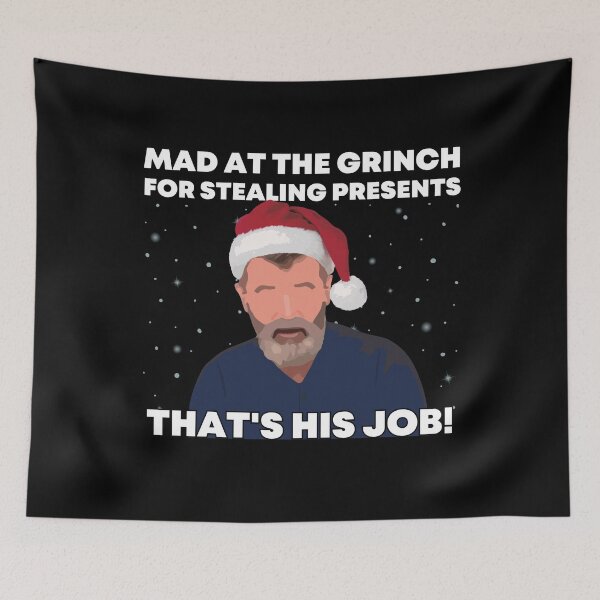 Aperçu de l'œuvre Roy Keane Grinch Joyeux Noël créée et vendue par porterpouts.