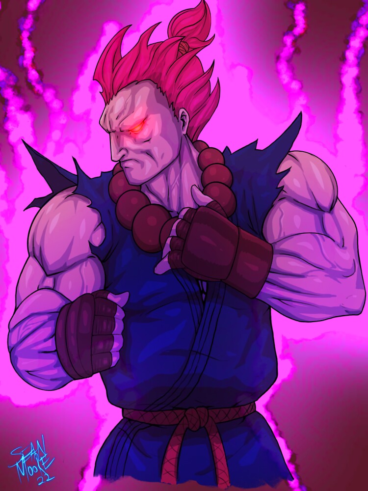 Thumbnail 3 of 3, Sticker, Akuma designed and sold by Reflex76.