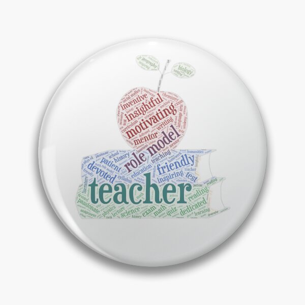 Item preview, Teacher Wordcloud for Lighter Backgrounds designed and sold by WordsYouLove.