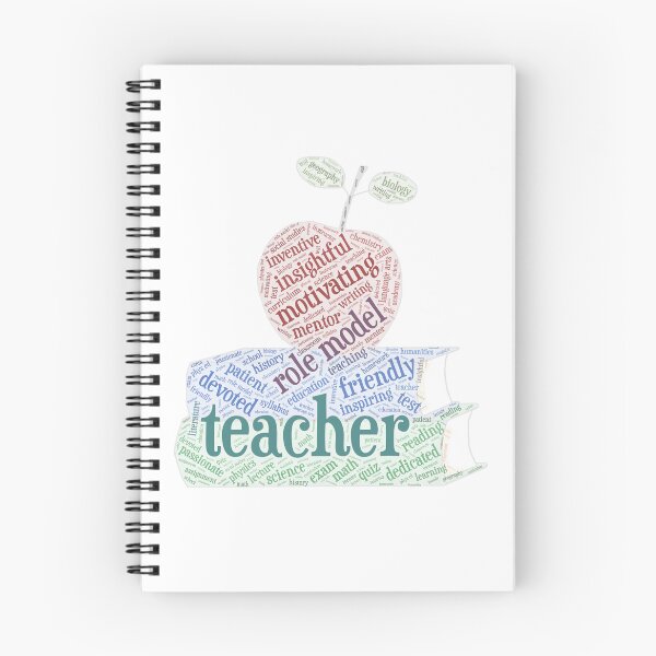 Item preview, Teacher Wordcloud for Lighter Backgrounds designed and sold by WordsYouLove.