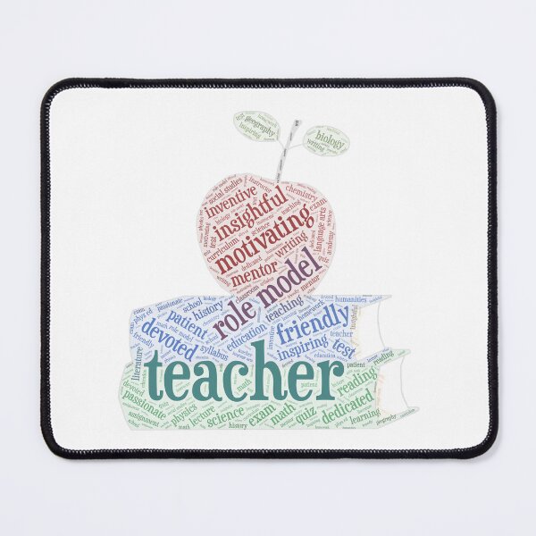Item preview, Teacher Wordcloud for Lighter Backgrounds designed and sold by WordsYouLove.