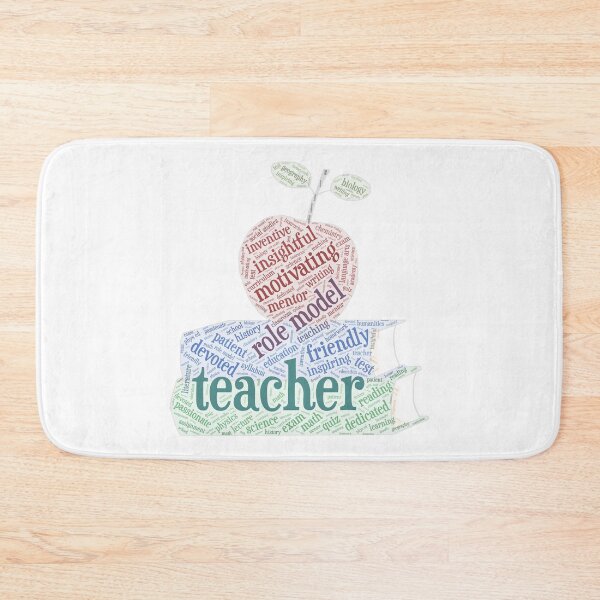 Item preview, Teacher Wordcloud for Lighter Backgrounds designed and sold by WordsYouLove.