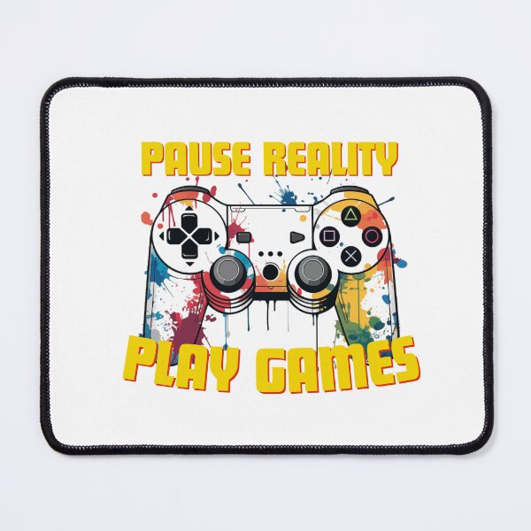 Item preview, Pause Reality, Play Games designed and sold by RaccoolDesign.