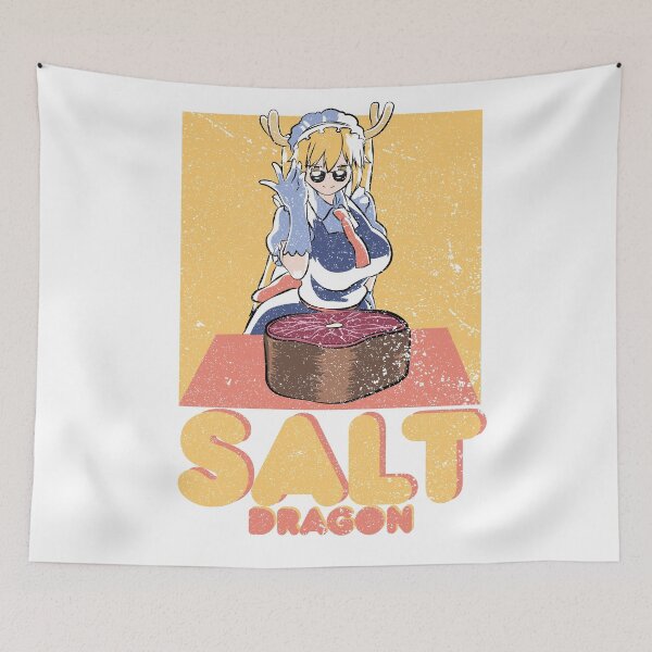 Item preview, MISS KOBAYASHI'S DRAGON MAID: TOHRU SALT DRAGON (GRUNGE) designed and sold by FunGangStore.