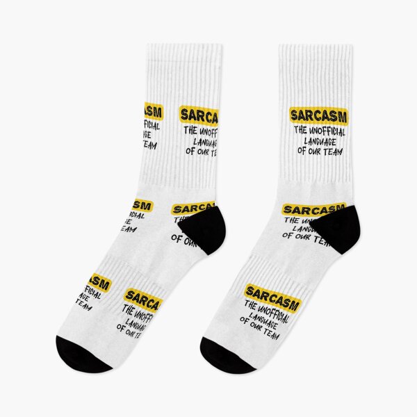 Item preview, Sarcasm the unofficial language of our team designed and sold by tinytwist.