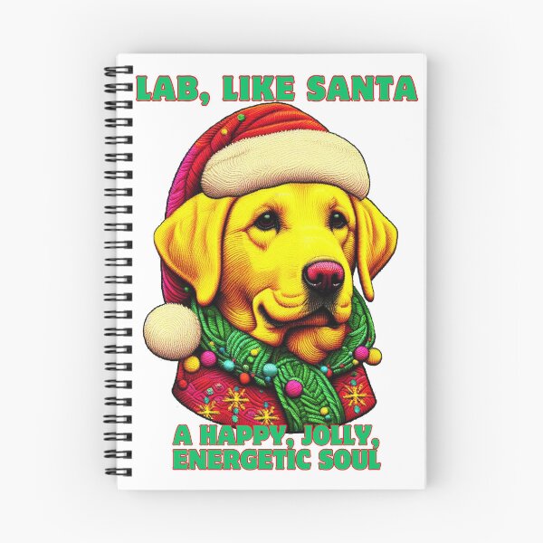 Item preview, Yellow Labrador Dressed Like Santa Christmas Dog designed and sold by 502Templates.