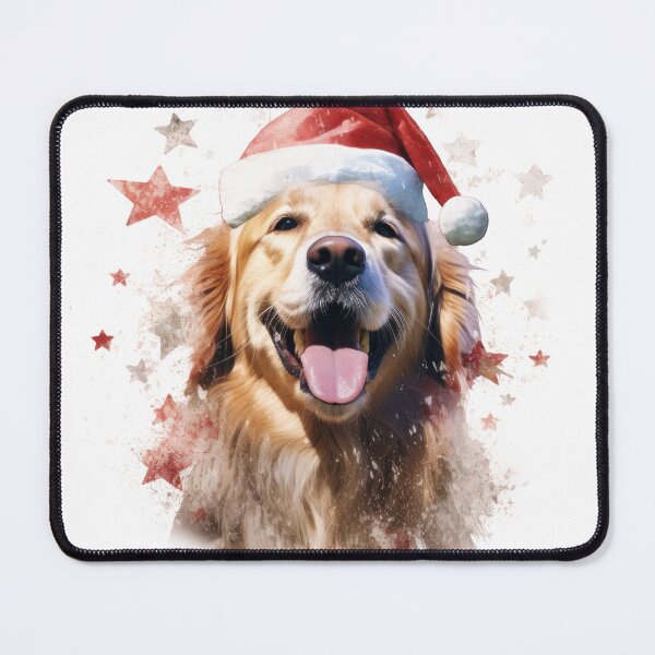 Item preview, Dog and red hat Santa Claus designed and sold by Eakpixx.